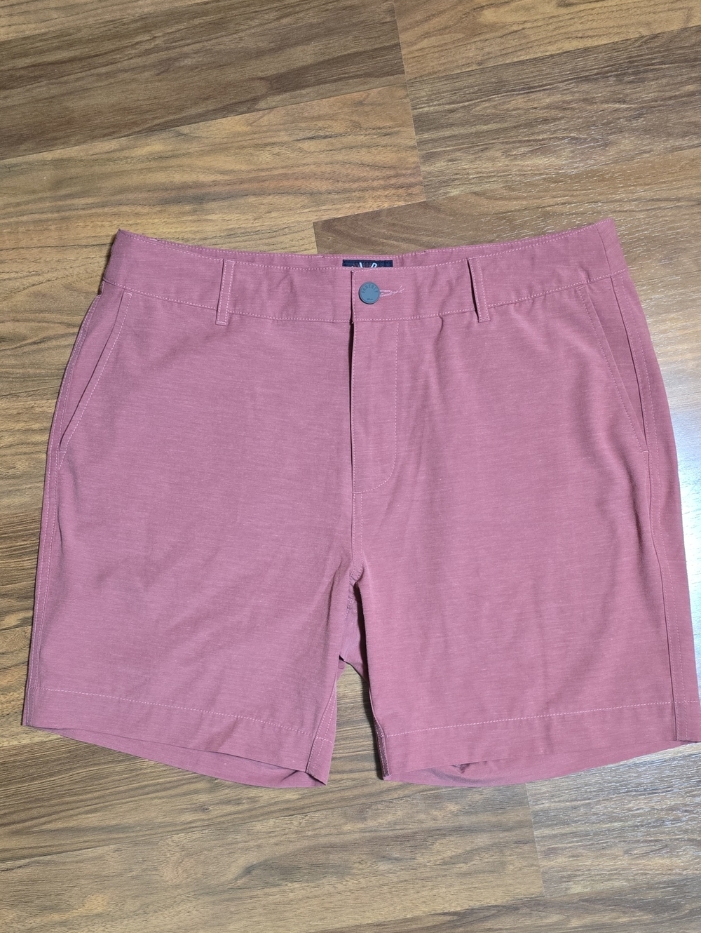 Faherty All Day Shorts 7" Inseam Hybrid Shorts MSC0013 - Rosey Red